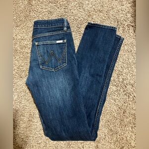 Wrangler Women's Straight Leg Jeans - Dark Blue